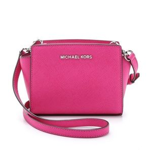 Michael Kors Selma Mini Saffiano Leather Crossbody